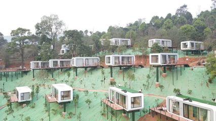 打造多样化的模块化建筑生产基地,这家松江企业最大生产基地落户安徽岳西